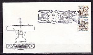 США, 1978, 75 лет авиации, конверт СГ